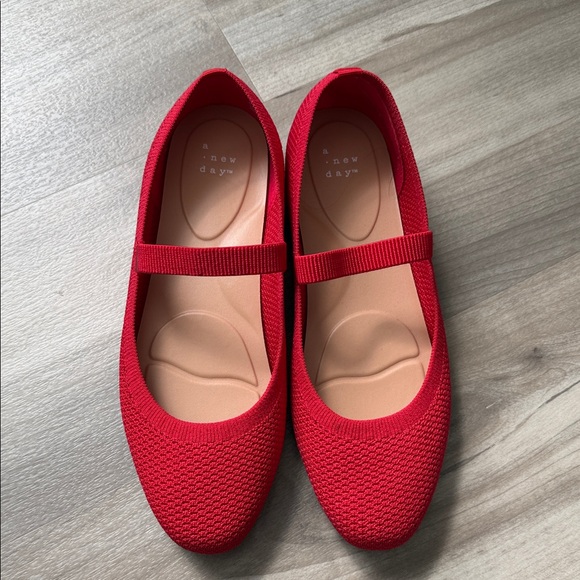 a new day Shiloh Knit Machine Washable Mary Jane Ballet Flats Memory Foam Insole - Picture 2 of 3